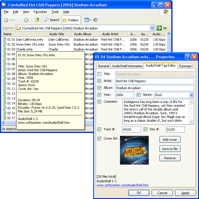 AudioShell Screenshot